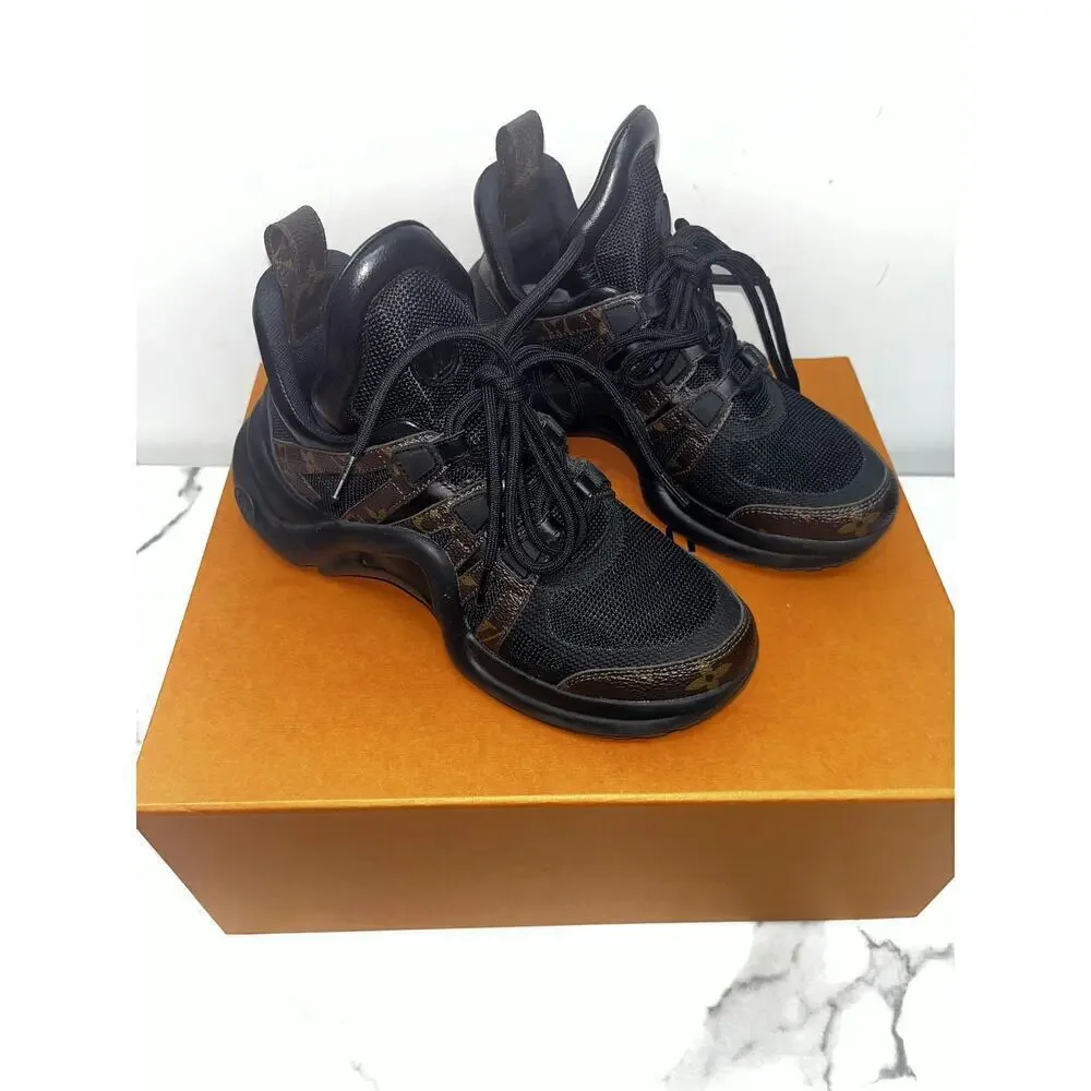 Louis Vuitton Archlight Monogram Sneakers - Size 35.5
